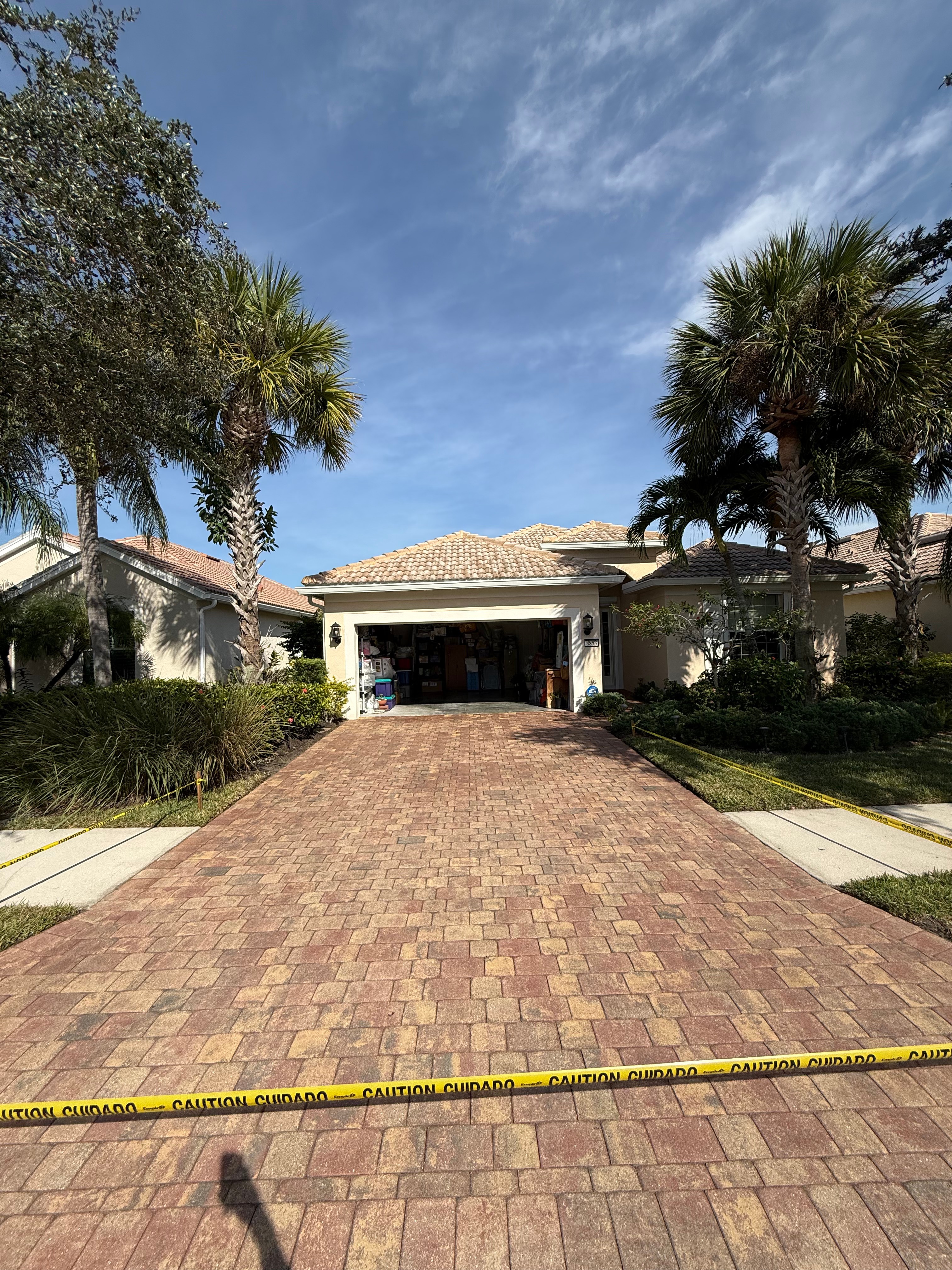 Paver Driveway Sealing - After